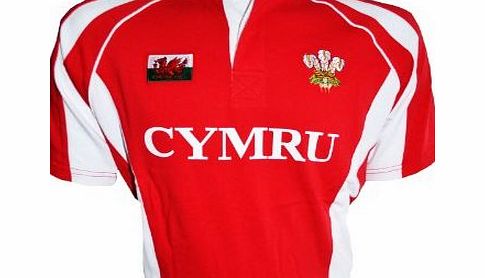 FASHION REVIEW [Welsh Print, X-Small 3-4 Years ] BOYS GIRLS KIDS WELSH CYMRU WALES HACKER GRANDAD COLLAR RUGBY CASUAL T-SHIRT TOP